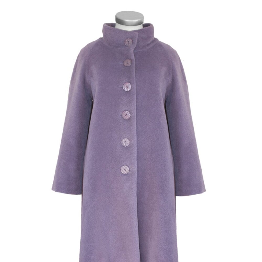 Suri Alpaca Swing Coat. Made in Peru.